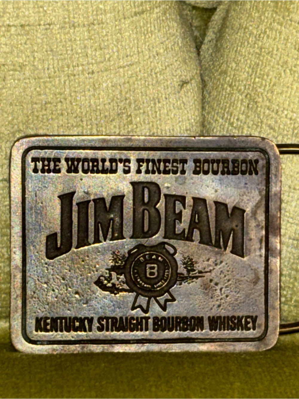 Jim Beam Vintage Breweriana Belt Buckle